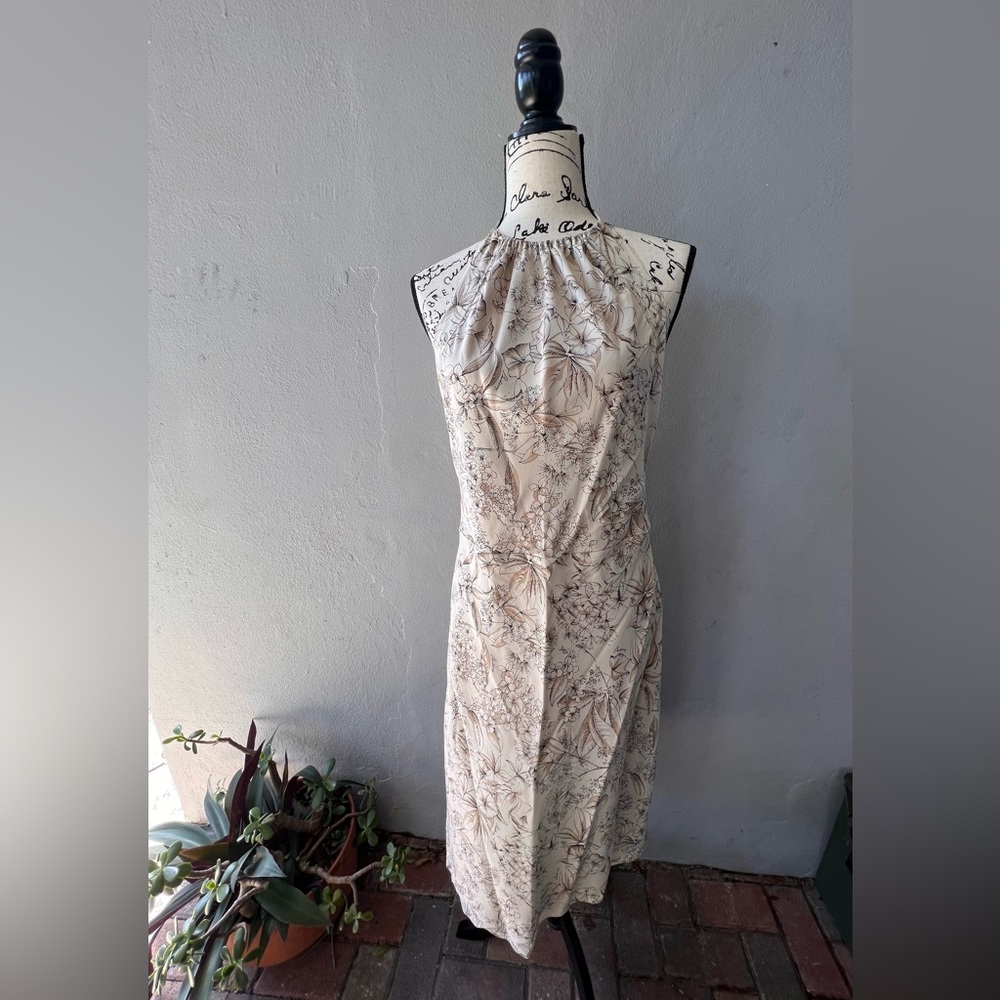VINTAGE Burberry floral print dress